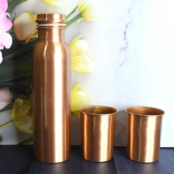 Copper Vital Water Flask