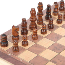 Foldable Wooden Chess Board Set