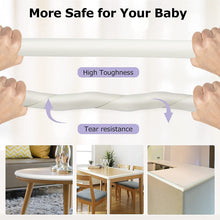 Soft rubber corner bumpers for baby safety