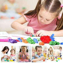 Pack of 5 non-toxic clay dough in 5 colors, 50 grams each