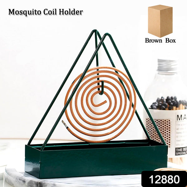 Mosquito Coil Holder Frame, Triangular Shape Iron Mosquito Incense Holder Mosquito Repellent Incense Holder, Hanging, Mosquito Repellent, Outdoor, Stylish, Mosquito Repellent Incense Holder