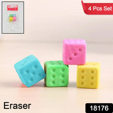 Dice Shape Erasers Kids